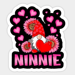 Cute Gnome With Sunflower  Mothers Day Sticker